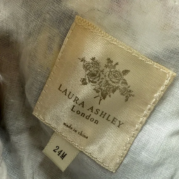 Laura Ashley, London, little girls 24 month dress floral NWT lined - Picture 3 of 16